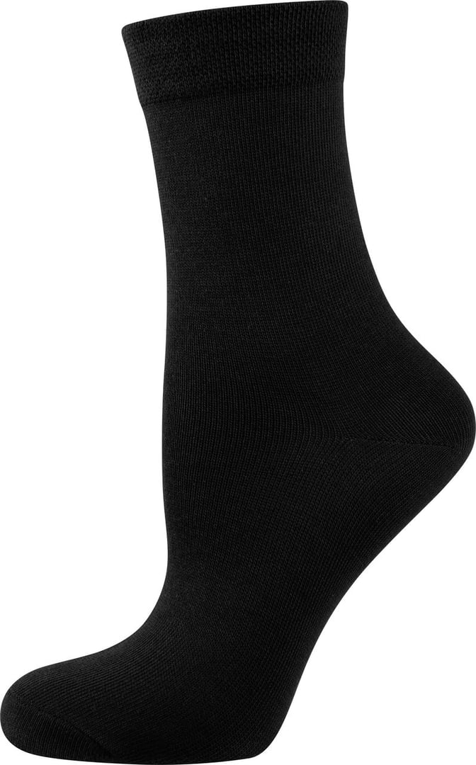 nur die Damen Socken ohne Gummi Schwarz 39-42 3 Paar