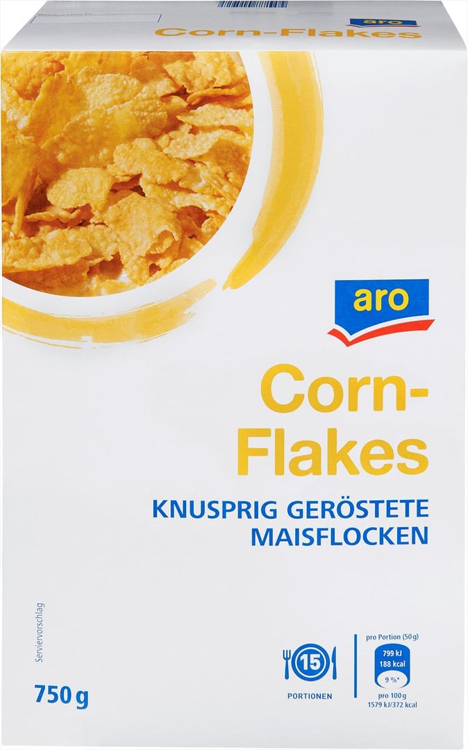aro - Cornflakes - 750 g Packung