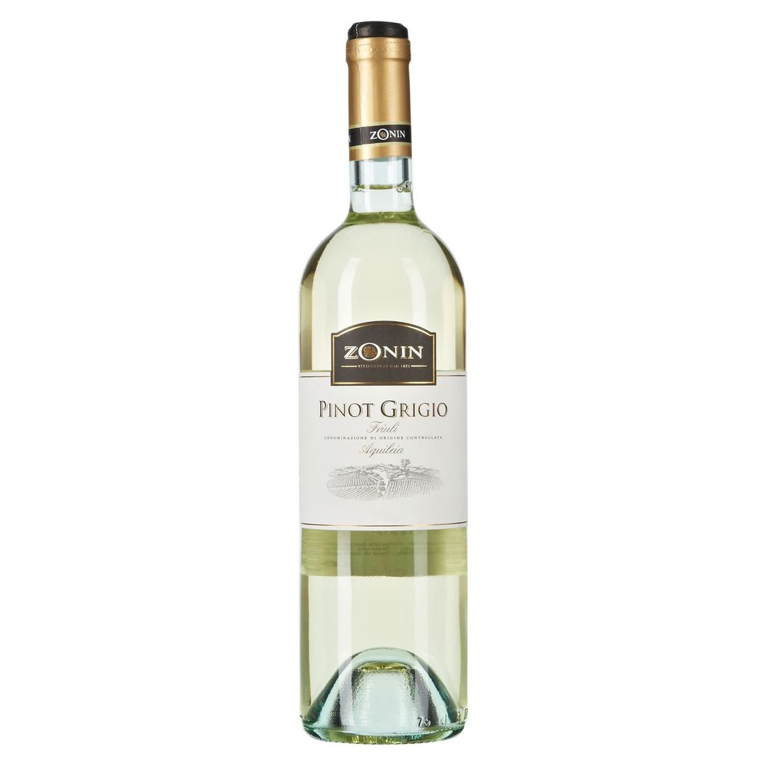 Zonin - Weißwein Pinot Grigio Friuli Aquileia DOC trocken - 0,75 l Flasche