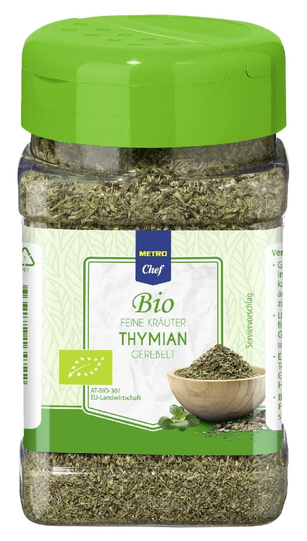 METRO Chef Bio - Thymian gerebelt - 65 g Stück