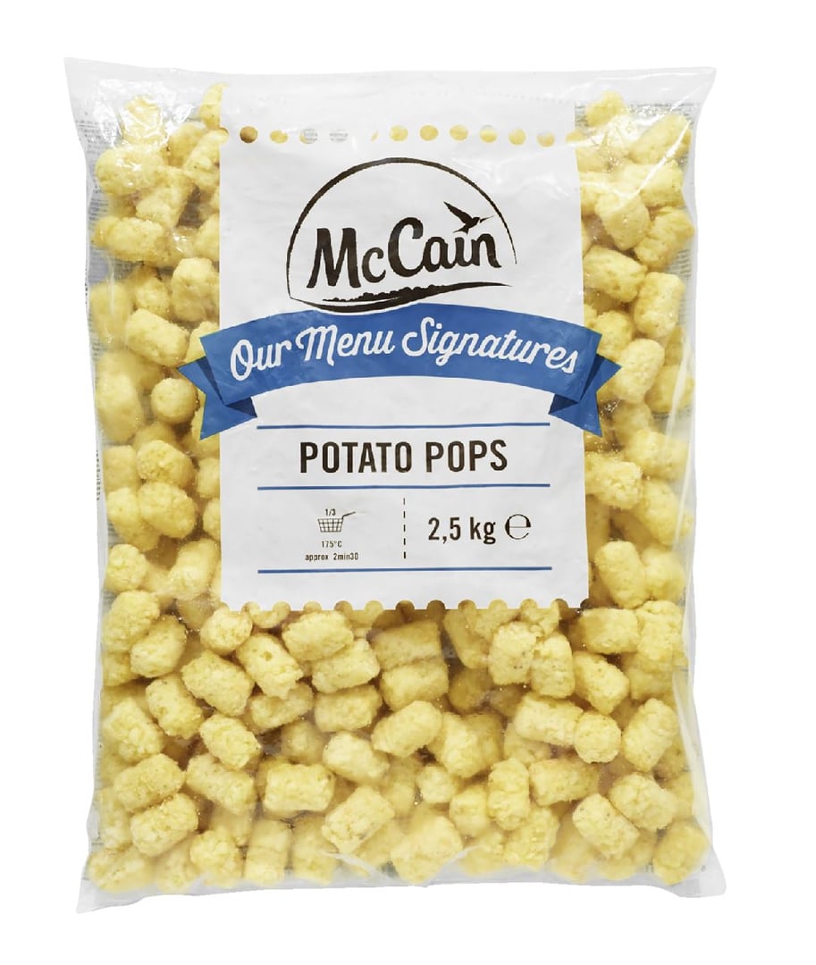 McCain - Potato Pops tiefgefroren - 2,50 kg Beutel