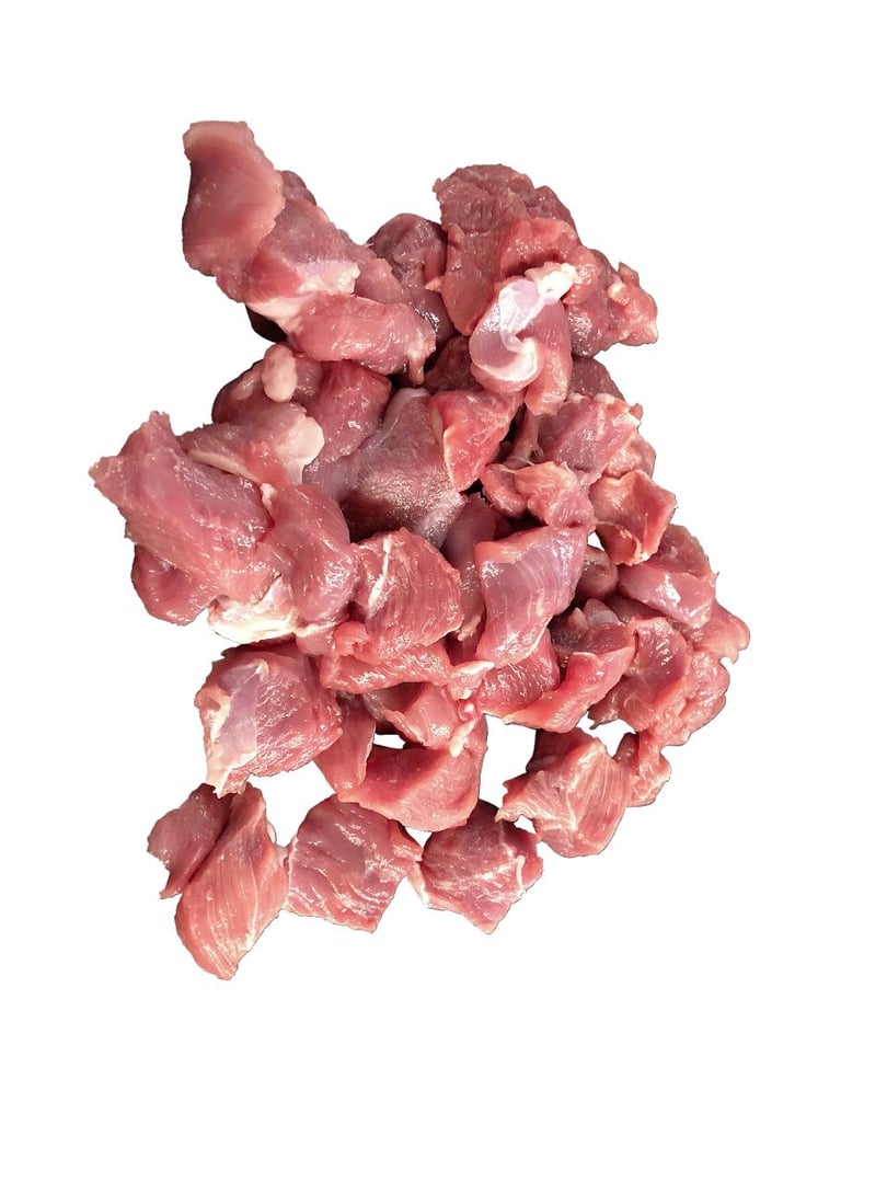 Werz Schweine Gulasch aus dem Schinken 3 x 3 cm, vak.-verpackt, 3 x 3 kg 9 kg auf Vorbestellung