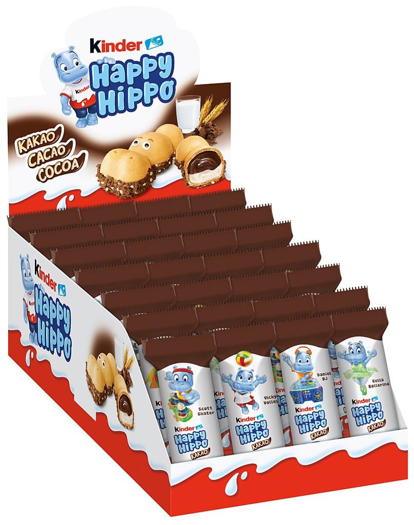 Happy Hippo - Cacao 28 Stück à 20,7 g - 28 x 580 g Karton