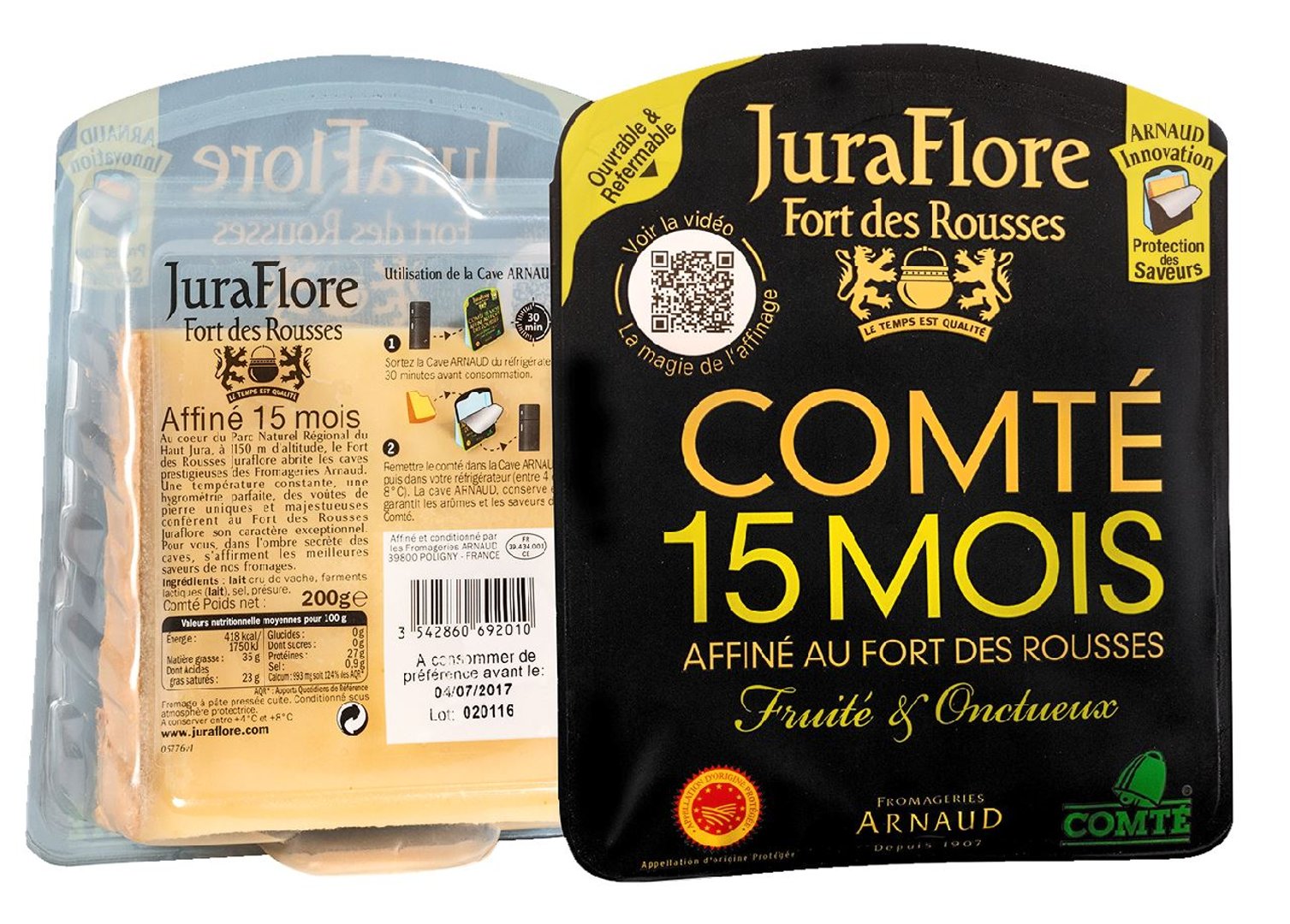 Müller Moers - Juraflore Comte AOC 15 Monate 45 % Fett - 1 x 200 g Stück