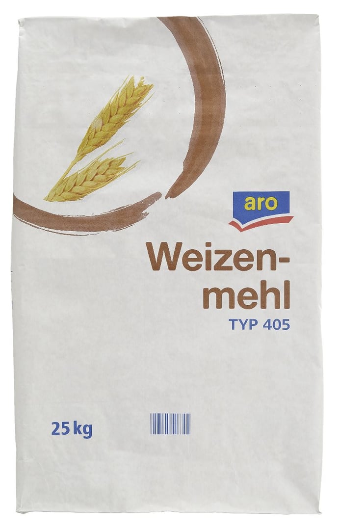 aro - Weizenmehl Typ 405 - 25 kg Sack