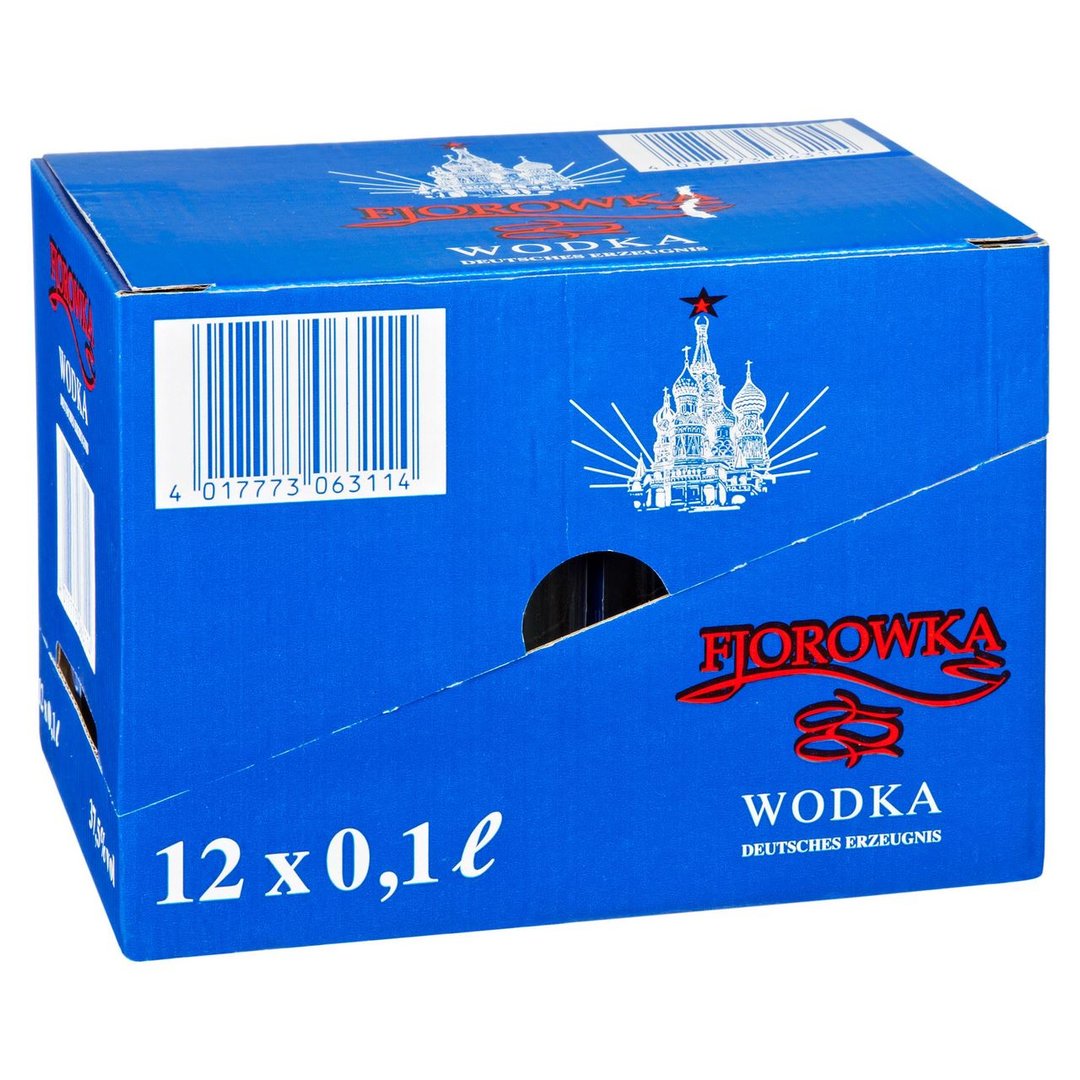Fjorowka - Wodka 37,5 % Vol. 12 x 0,1 l Flaschen