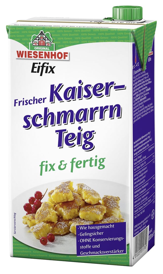 Eifix - Kaiserschmarn Teig fix & fertig, flüssig gekühlt 6 x 1 l Tray