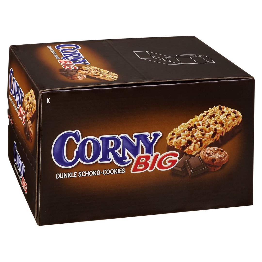 Corny - Big Dunkle Schoko Cookies 24 Stück á 50 g 1,2 kg Riegel