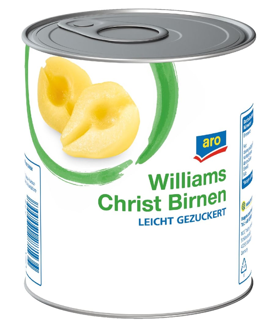 aro - Birnen Halbe Frucht - 850 ml Dose