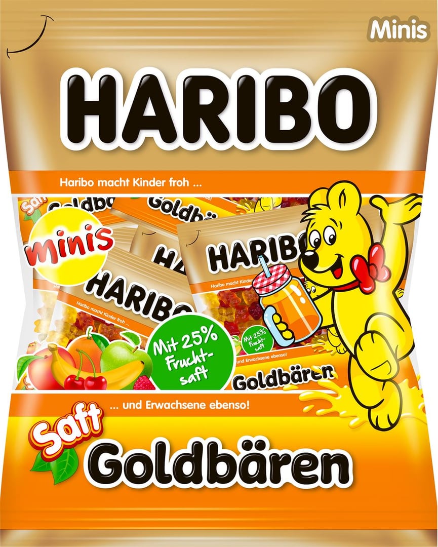 Haribo - Saft Goldbären Minis - 220 g Beutel