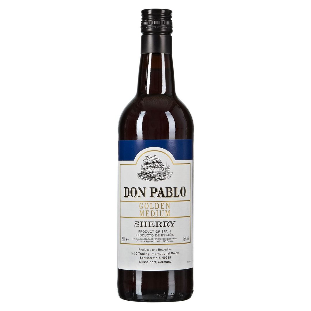 Don Pablo - Sherry Golden Medium 15 % Vol. 0,75 l Flasche