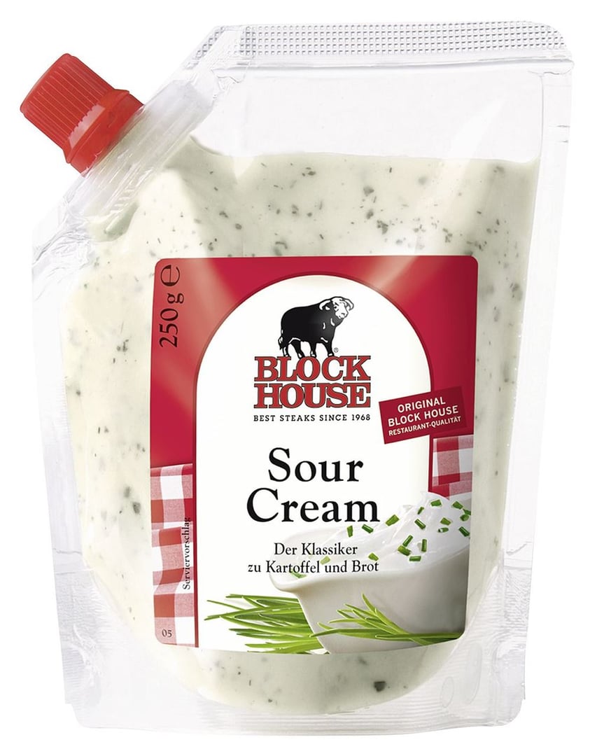 Block House - Sour Cream - 250 ml Beutel