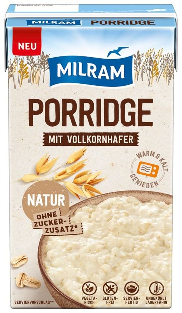 Milram - Porridge gekühlt - 1 kg Faltschachtel