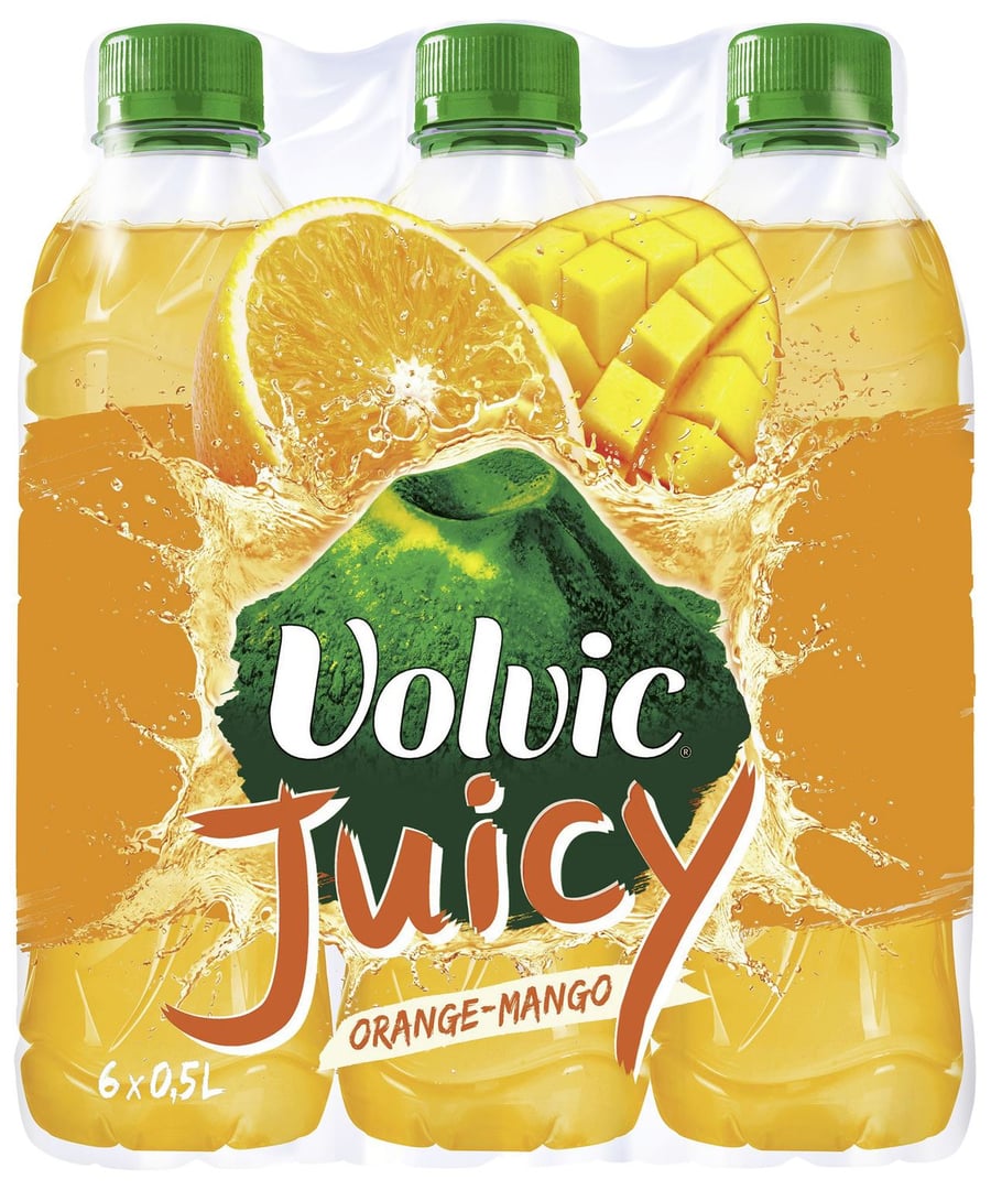 Volvic - Juicy Orange Mango 6 x 0,5 l Flaschen