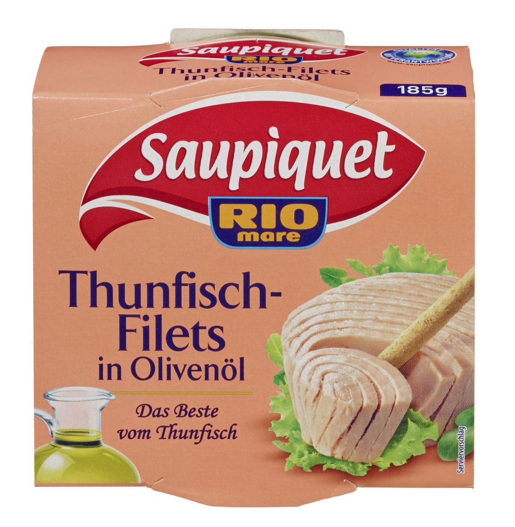 Saupiquet - Thunfischfilets in Olivenöl 185 g Dose