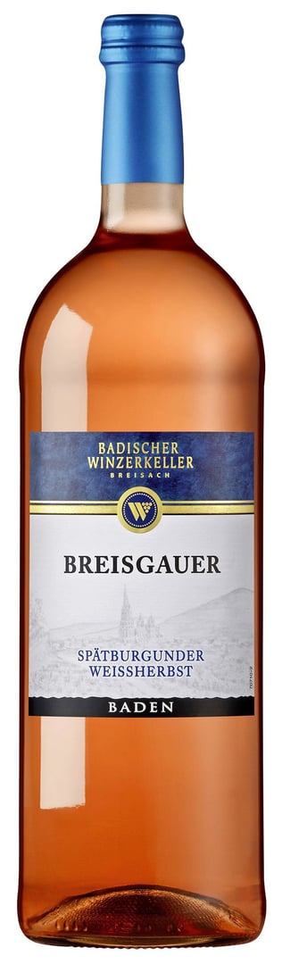 Badischer Winzerkeller - Breisgauer Spätburgunder Weißherbst Roséwein 1 l Flasche
