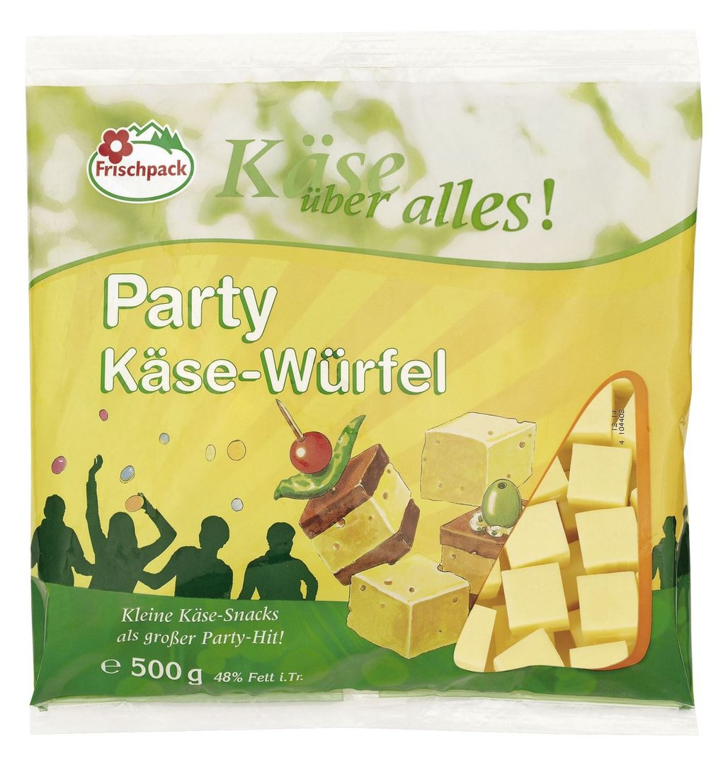 Frischpack - Gouda Käse Party-Würfel - 500 g Stück