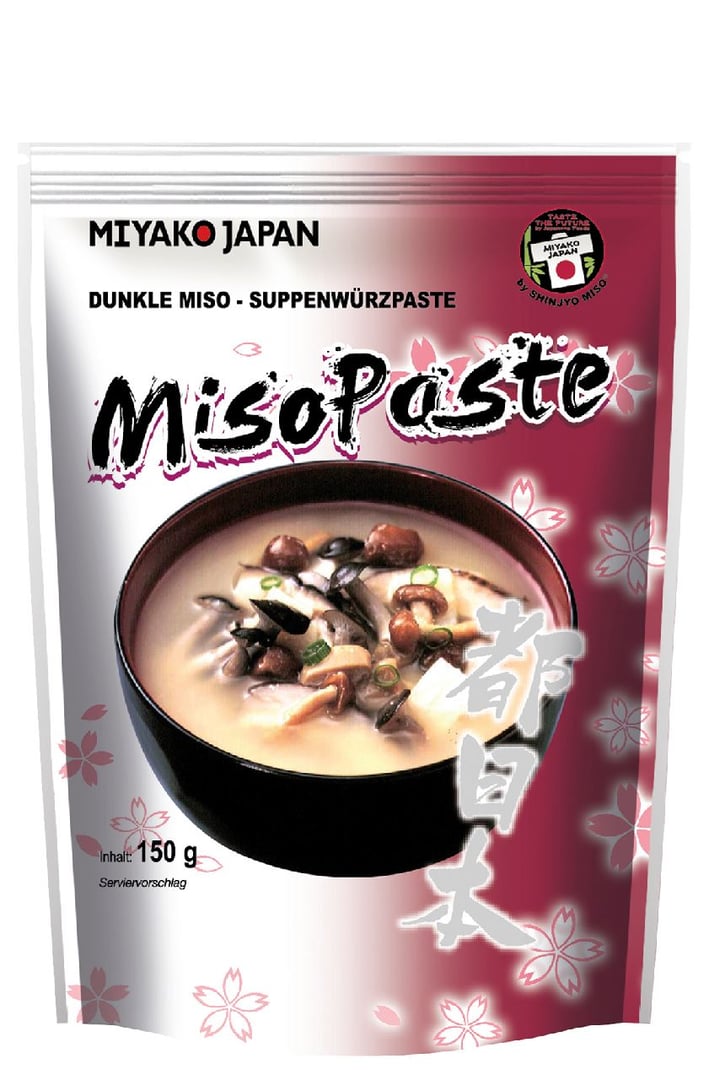 Miyako - Miso Suppenpaste dunkel - 10 x 150 g Karton