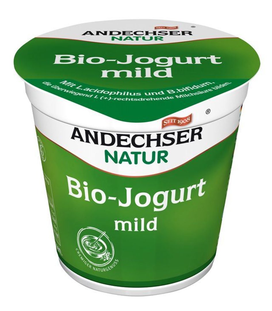Andechser - Bio Joghurt Mild 3,7 % Fett 100 g Packung