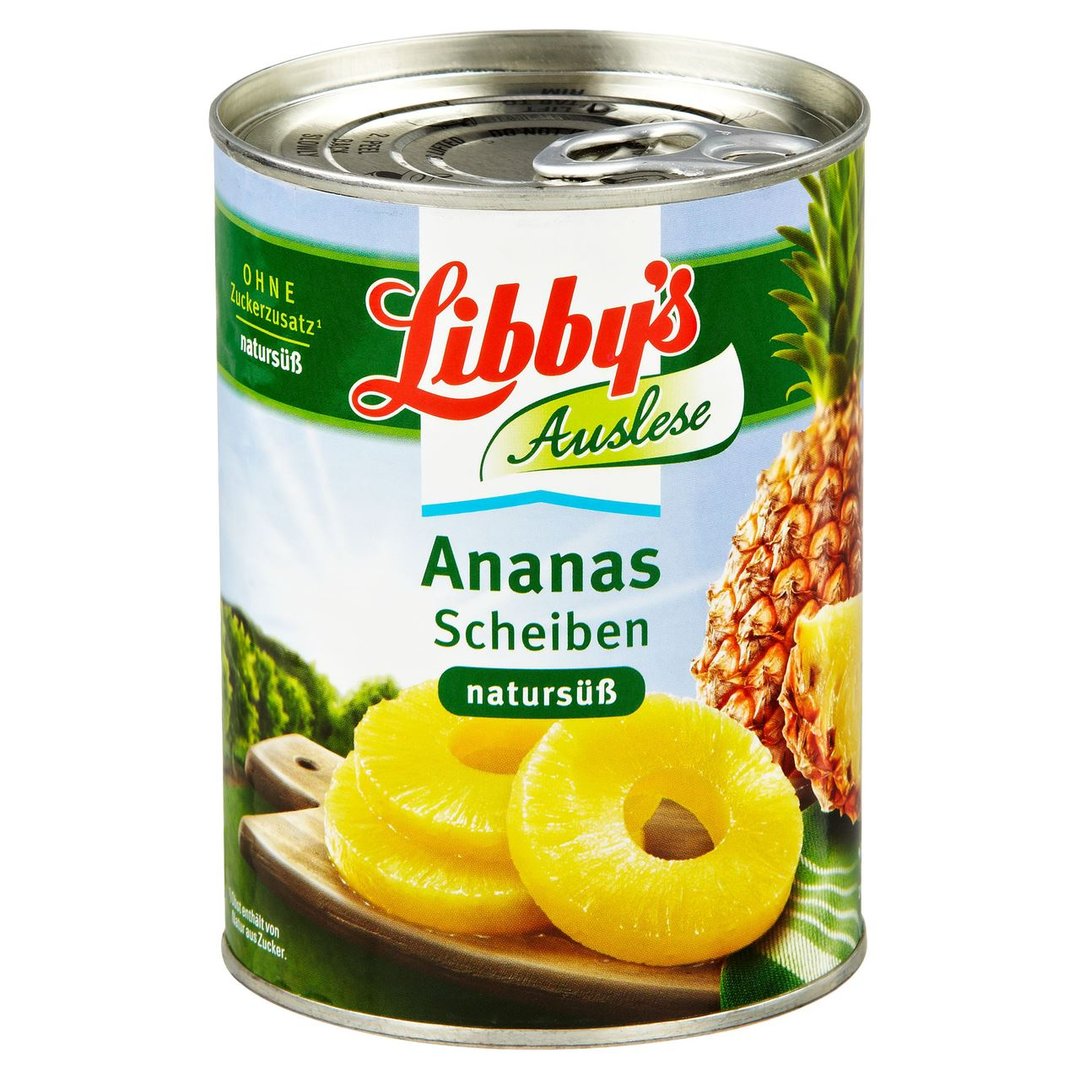 Libby's Ananas Scheiben natursüß - 580 ml Dose