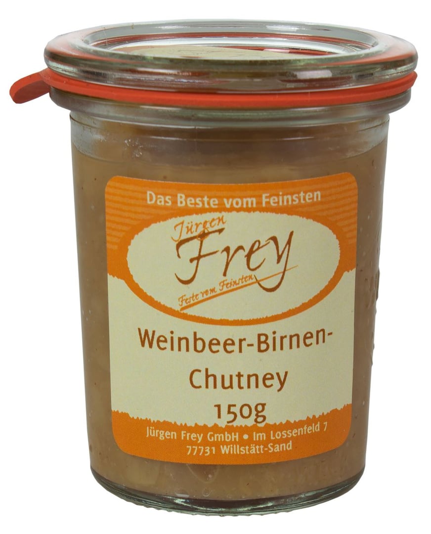 Frey - Weinbeer Birnen Chutney 150 g