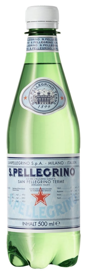 San Pellegrino - Mineralwasser Classic 0,5 l Flasche