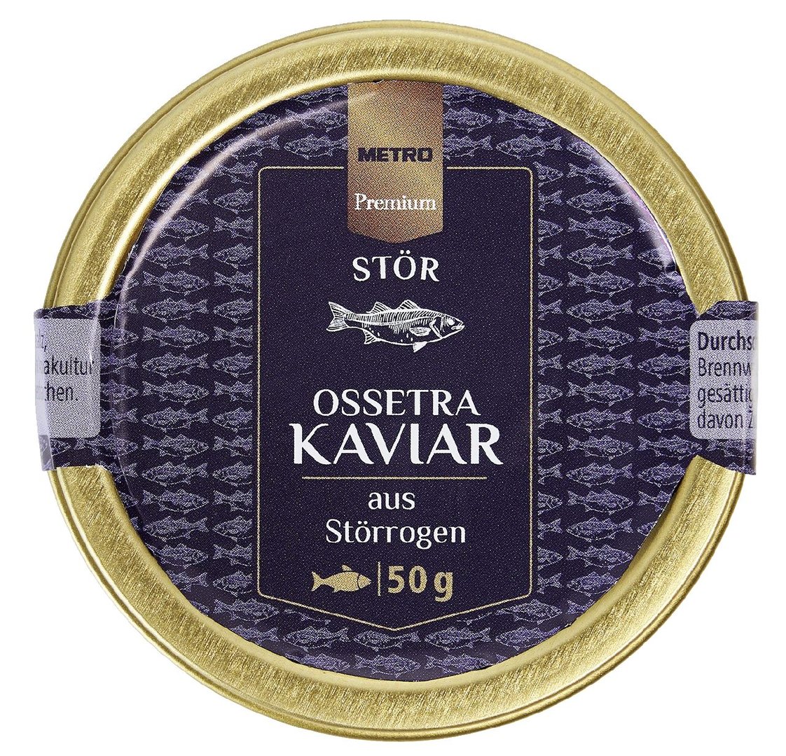 METRO Premium - Ossetra-Kaviar aus Stör-Rogen - 50 g Packung