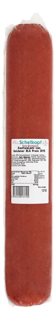 Schelkopf - Kochsalami Schwein - 1 x ca. 1,3 kg