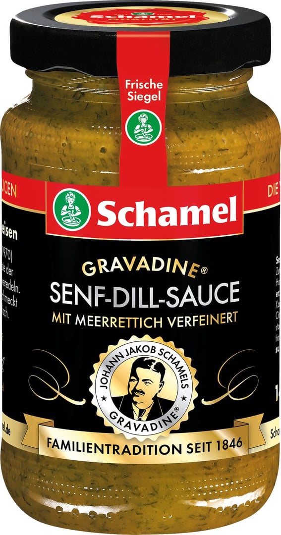 Schamel - Gravadine Senf-Dill-Sauce - 6 x 140 ml Tray