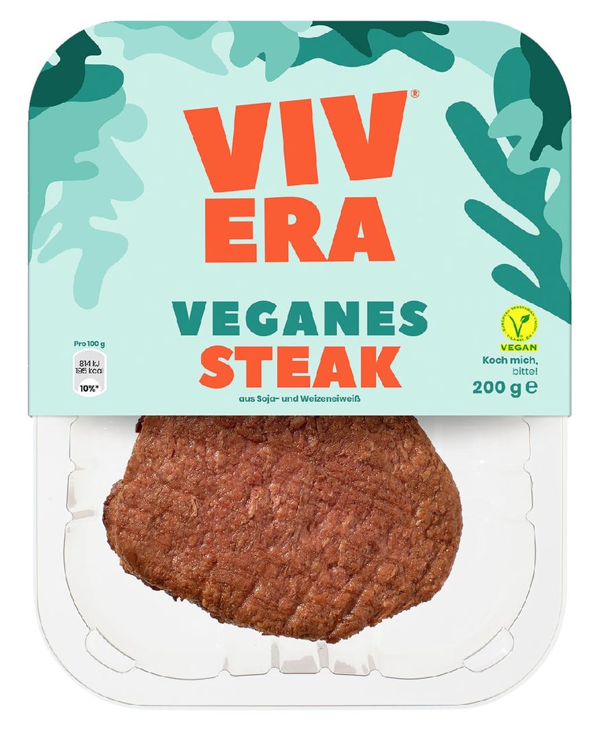 Vivera - Veganes Steak gekühlt - 200 g Packung