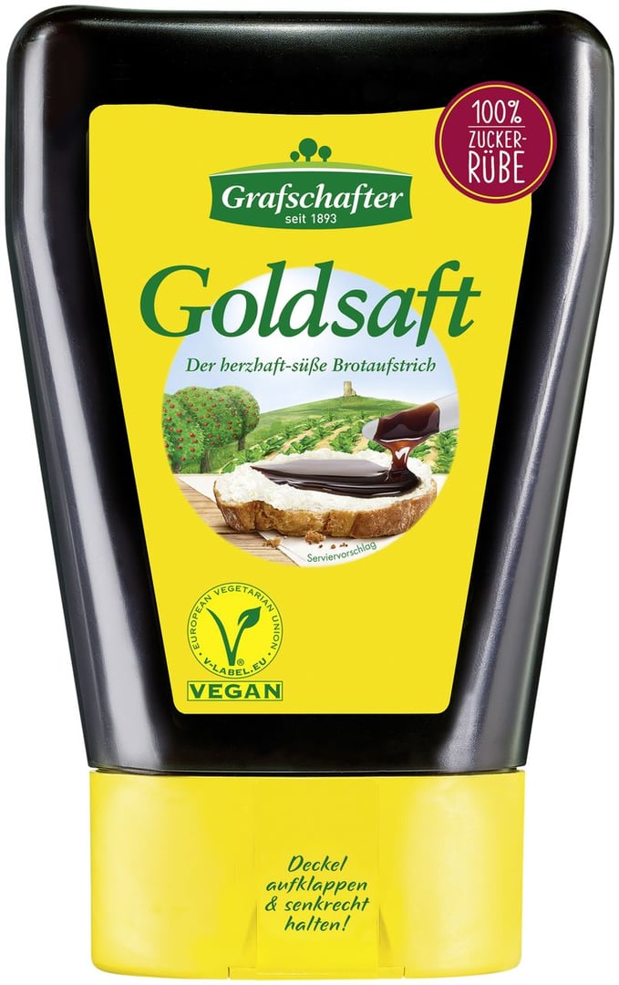 Grafschafter - Goldsaft im Spender Rheinischer Zuckerrübensirup 500 g Flasche