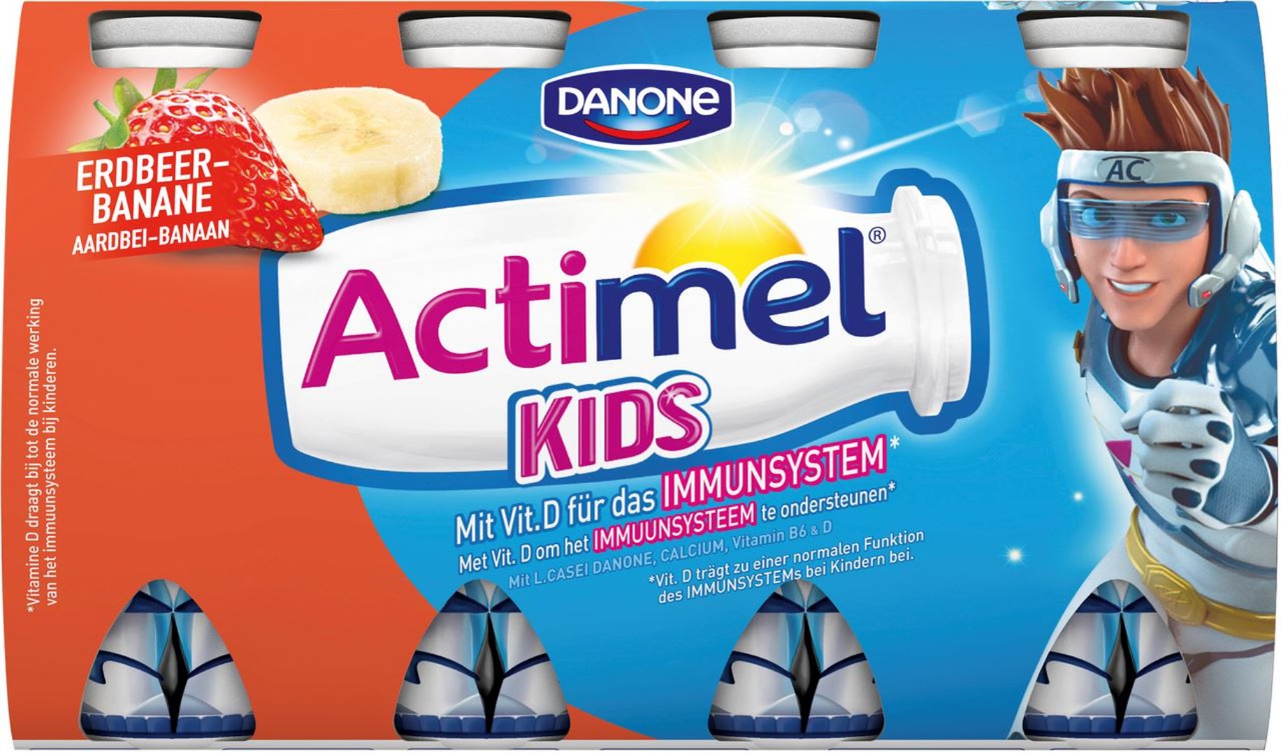 Actimel - Drink 8 x 100 g Kids Banane gekühlt - 800 g Stück