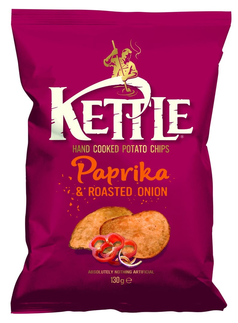 Kettle Chips - Paprika Onion - 130 g Beutel