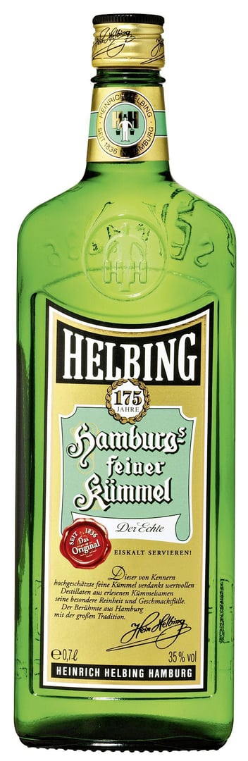 Helbing - Hamburgs feiner Kümmel 35 % Vol. 6 x 0,7 l Flaschen