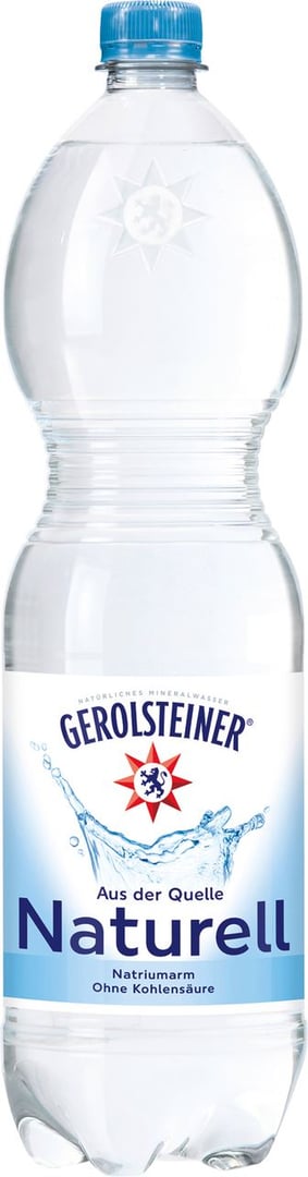 Gerolsteiner - Mineralwasser Naturell, PET, Einweg - 6 x 1,5 l Flasche