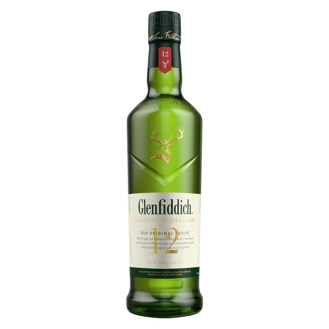 Glenfiddich - Single Malt Scotch Whisky 40 % Vol. - 6 x 0,70 l Flaschen