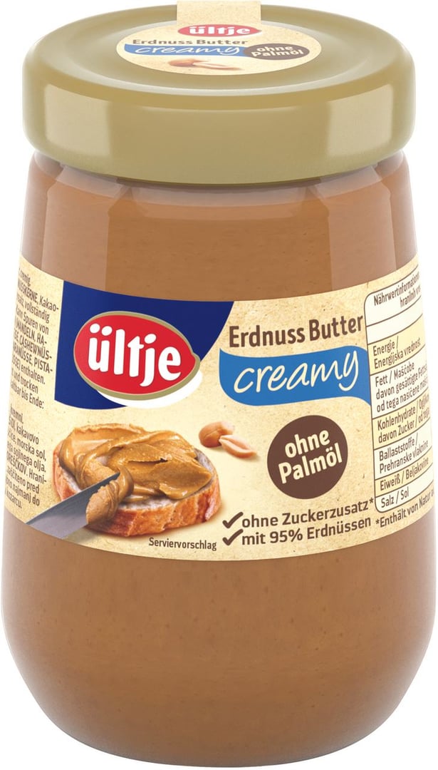 ültje - Erdnussbutter Creamy - 340 g Tiegel