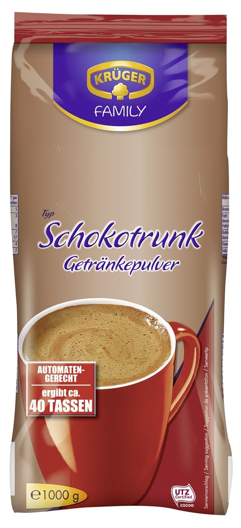 Krüger - Gastro Kakaopulver Schokotrunk 10 x 1 kg Beutel