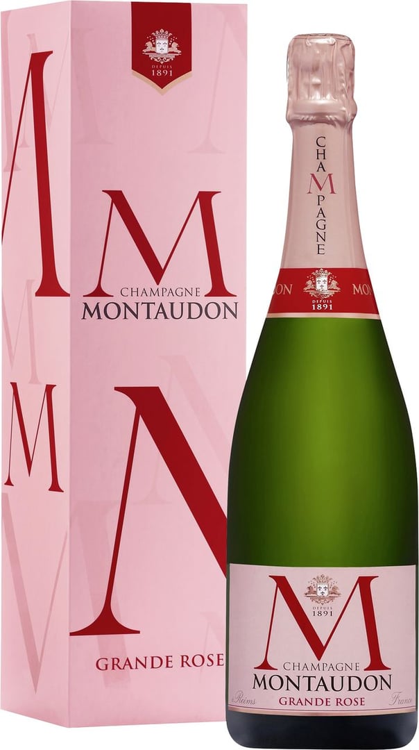 Jacquart - Montaudon Grande Rosé brut Champagner - 750 ml Flasche