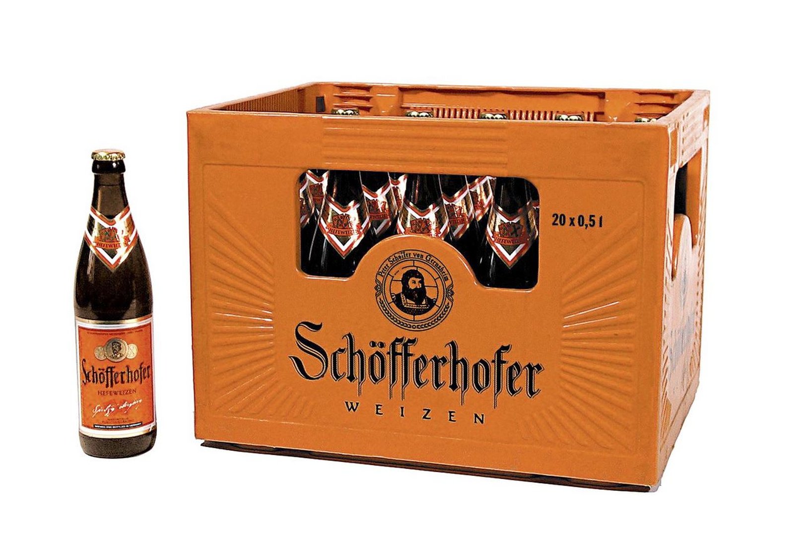 Schöfferhofer - Hefeweizen Hell 20 x 0,5 l Flaschen