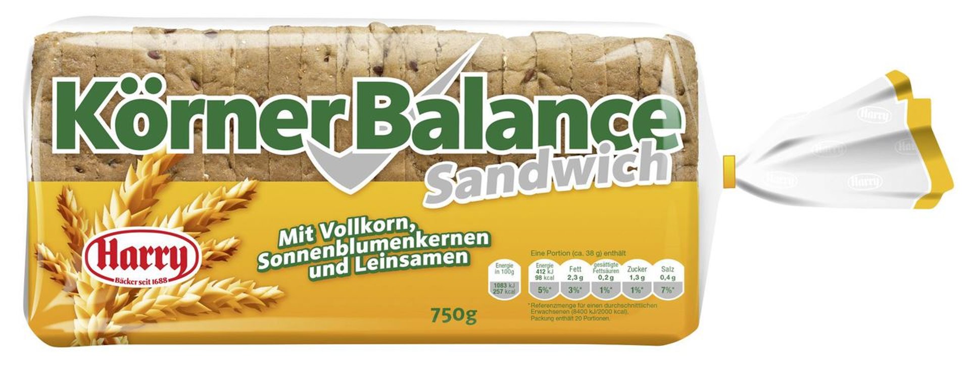 Harry - Balance Sandwich 750 g Beutel