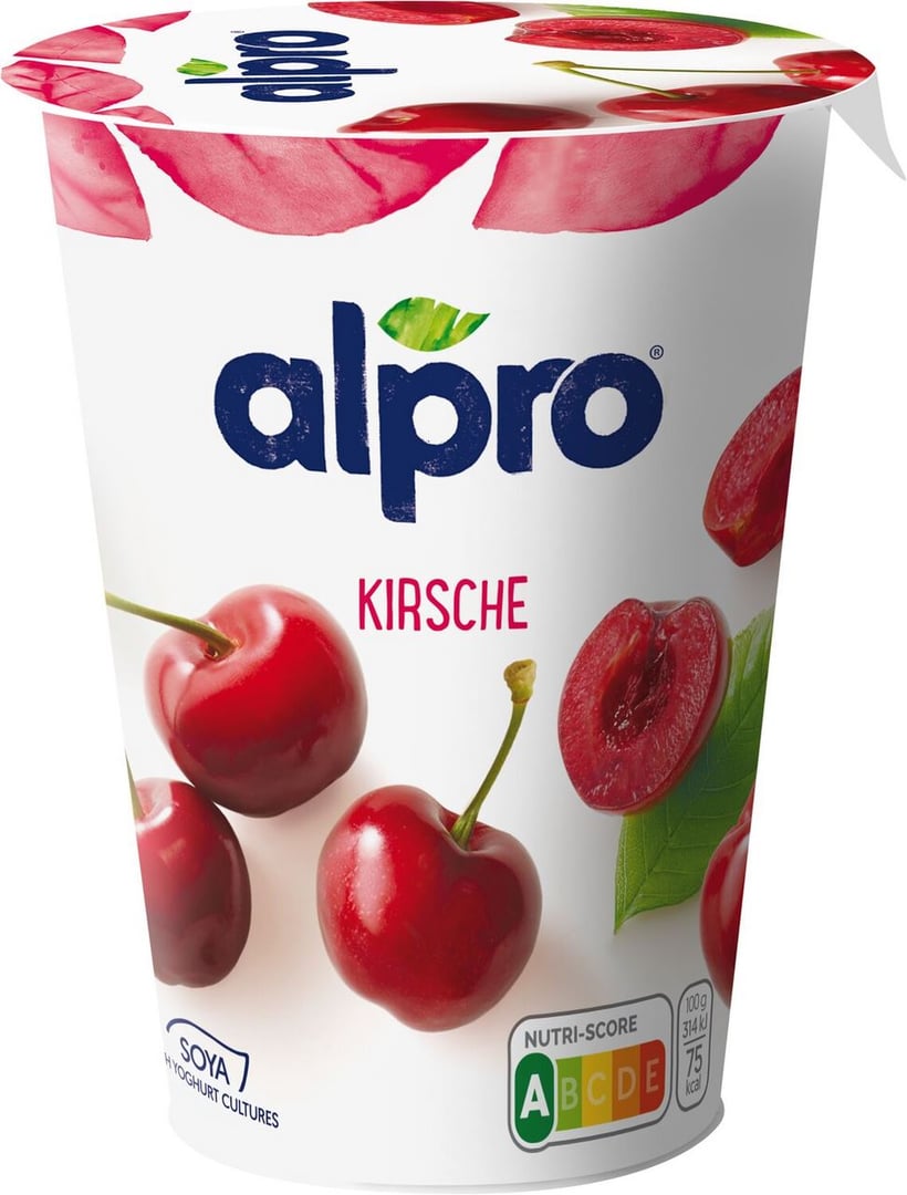Alpro - alpro Soja Kirsche - 6 x 500 g Becher