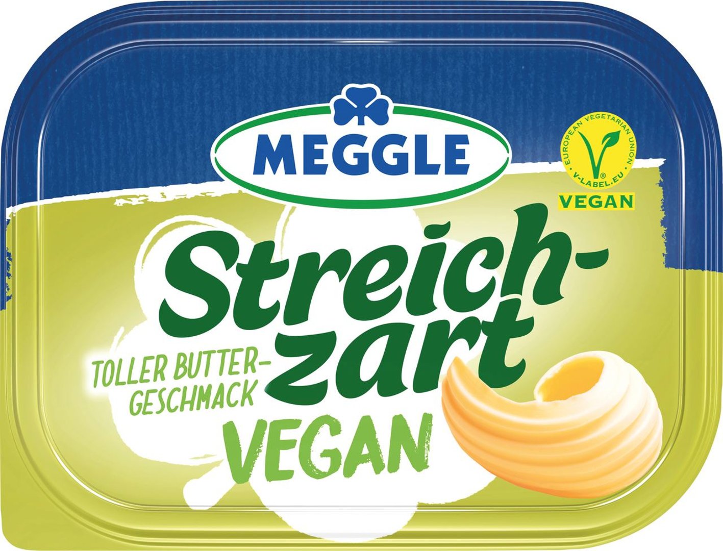 Meggle - Streichzart Vegan, Butteralternative gekühlt - 250 g Packung