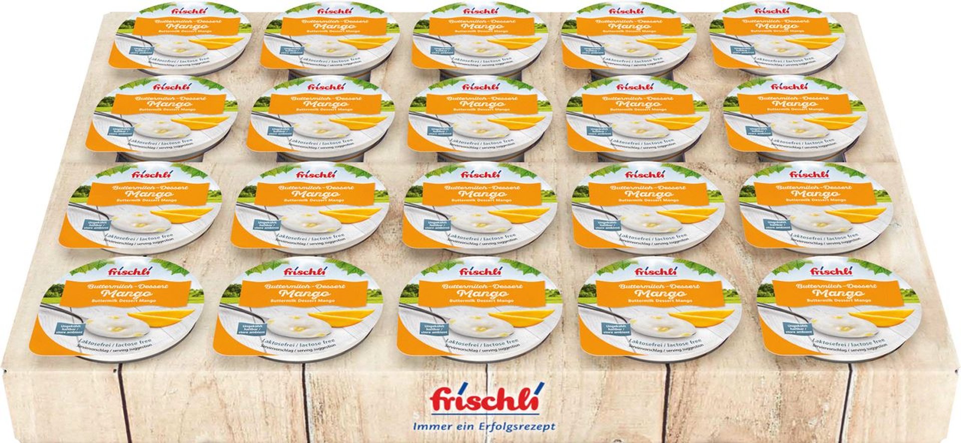Frischli - Buttermilch-Dessert Mango - 85 g Becher