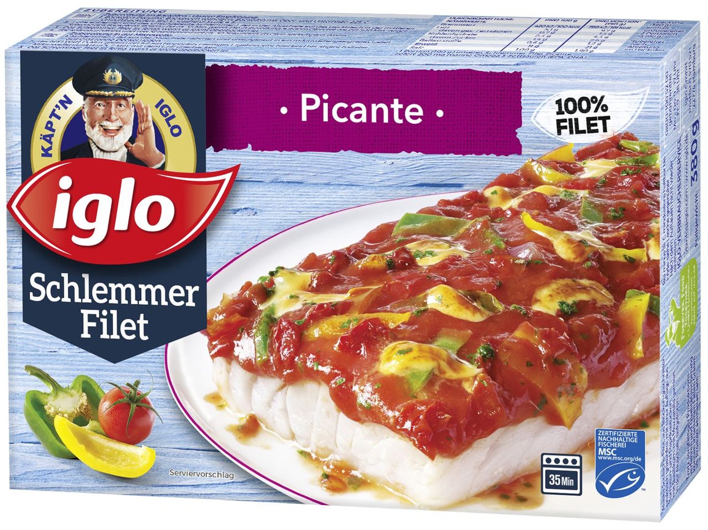 Iglo - Schlemmer-Filet Picante tiefgefroren - 1 x 380 g Stück