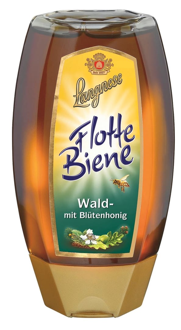 Langnese - Flotte Biene Waldblüte - 8 x 250 g Flasche