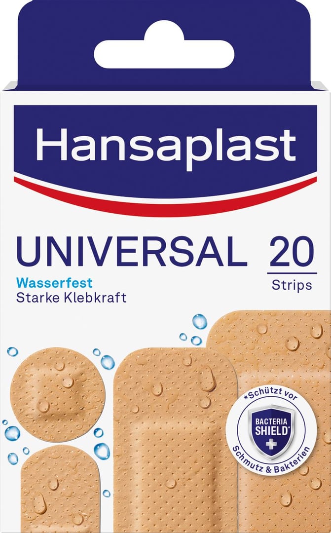 Hansaplast Universal Pflasterstrips wasserfest - Packung