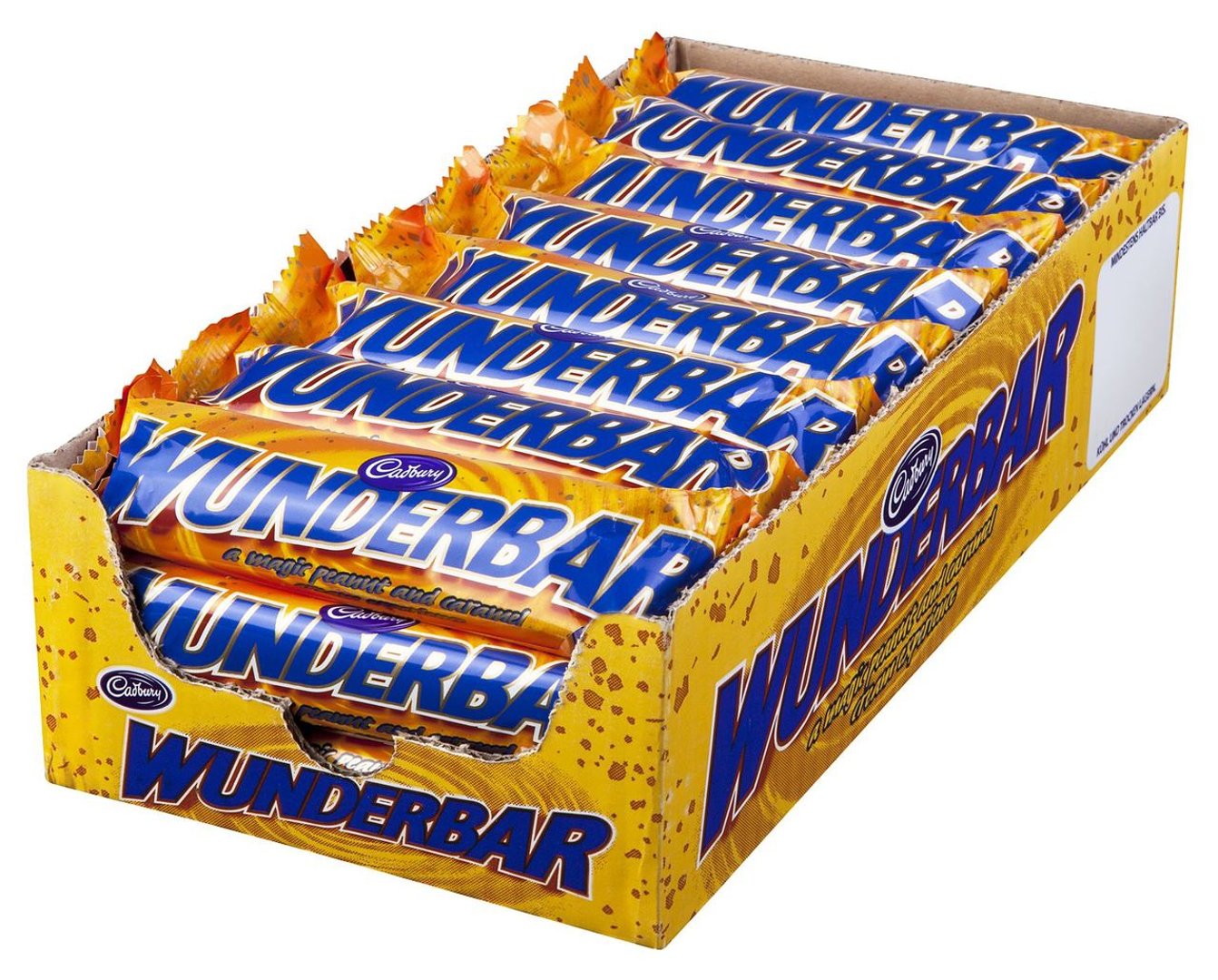 Cadbury WUNDERBAR - Peanut-Butter Schokoriegel 24 x 49 g