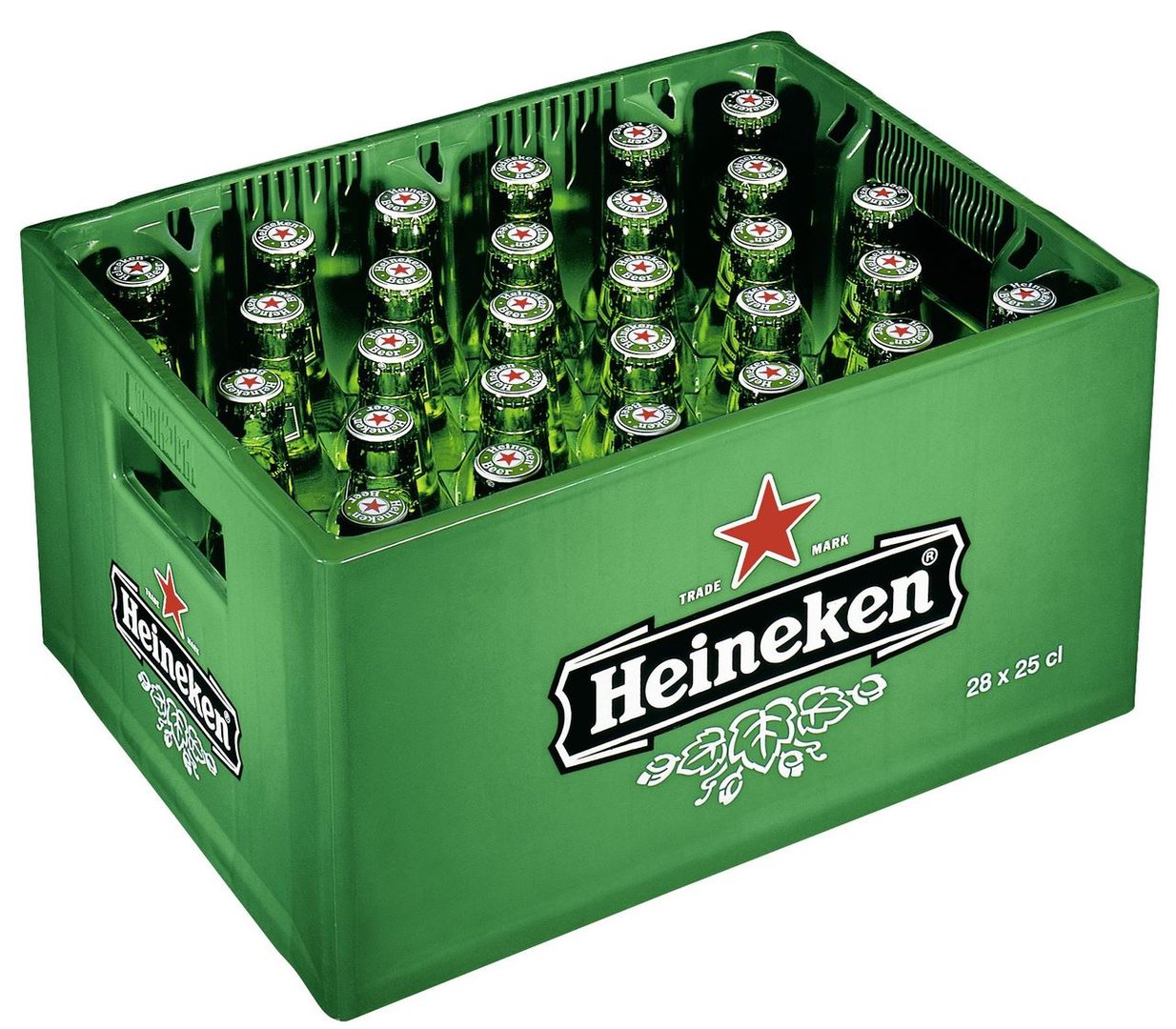 Heineken - Bier Glas - 28 x 0,25 l Flaschen