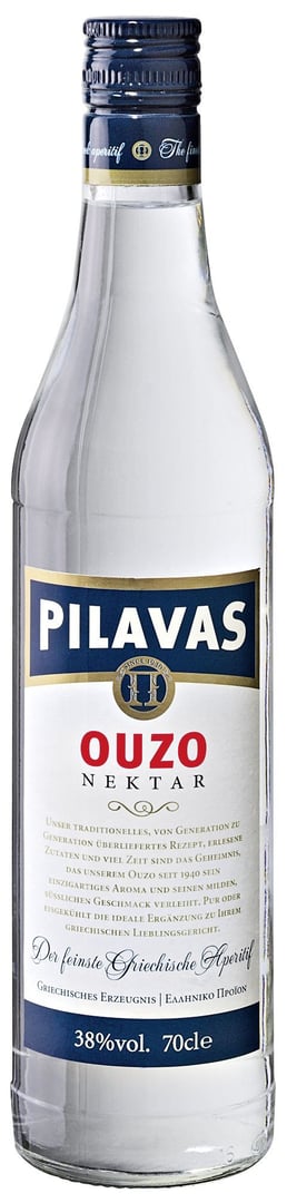 Pilavas - Ouzo Nektar 38 % Vol. - 12 Flaschen